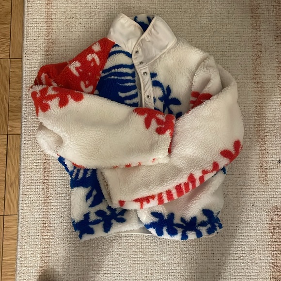 Free People Movement Rocky Ridge fleece snap up jacket Sz. S - Picture 5 of 7